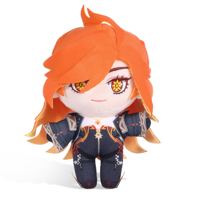 🎮🧸 UTIEHD Genshin Impact Charakter Plüschpuppe | Kostüm-Plüschrequisiten für Fans | Mavuika 🧡
