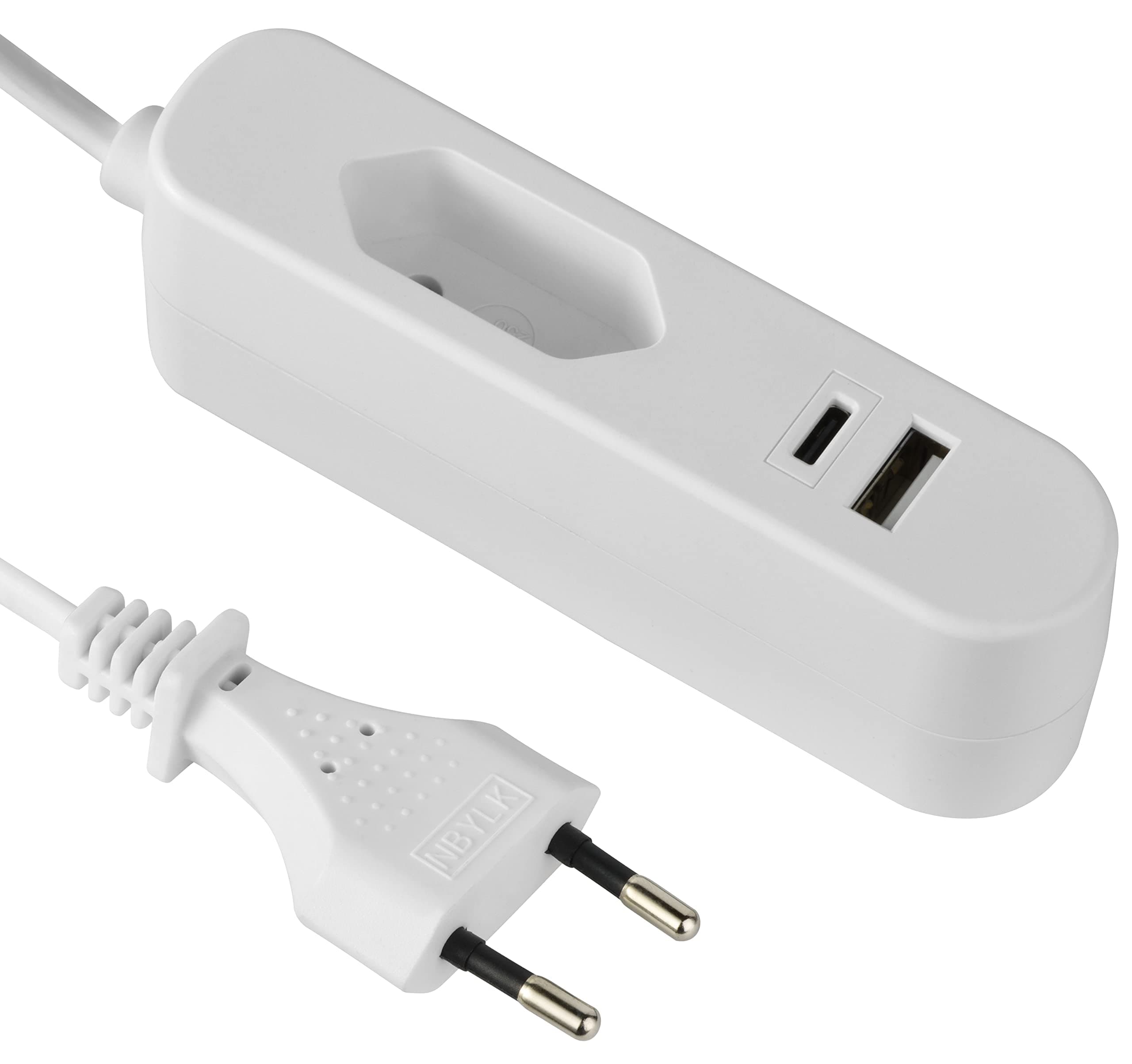 🔌 Electraline 62654: Elektrische Verlängerung mit Europäischem Reiseadapter und Tragbarem Schnellladegerät 📱⚡