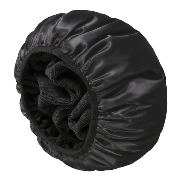 🚿🎁 E ENASUE Wiederverwendbare 3-lagige Duschhaube, Extra-große wasserdichte Duschhaube