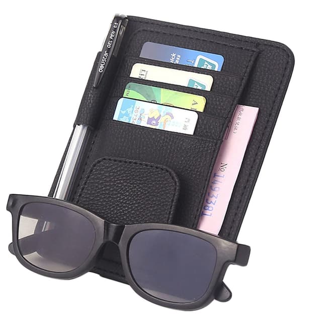 🚗🌞 WUDQIJI Auto Sonnenblende Organizer - Multifunktional & Langlebig! 📱🔑