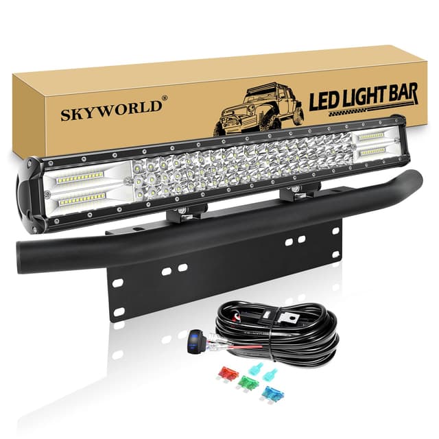 SKYWORLD LED Arbeitsscheinwerfer Bar 59 cm 324W LED Lichtleiste 🚗