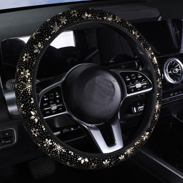 Glänzende Schneeflocke Auto Lenkradabdeckung 🚗❄️🌟