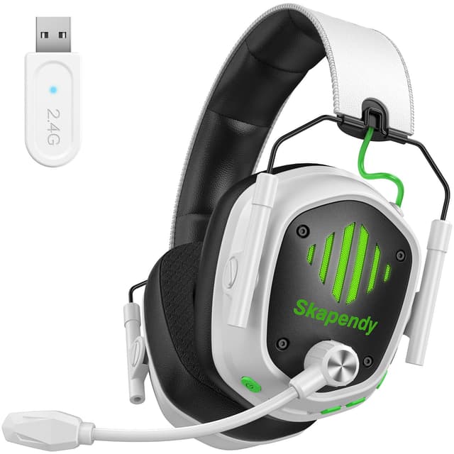 🎮 Skapendy VK81 Wireless Gaming Headset für PS5, PS4, PC | 50mm Treiber | 2.4GHz & Bluetooth
