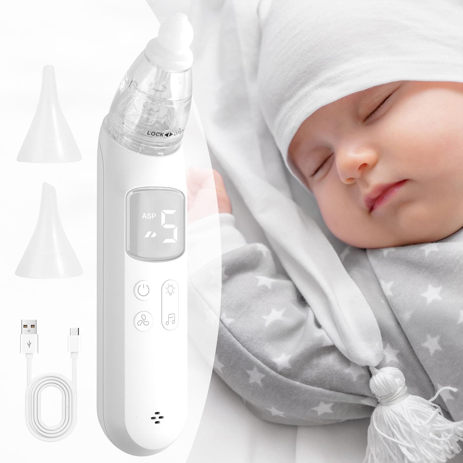 👶 Morfone Nasensauger Baby Elektrisch 🍼