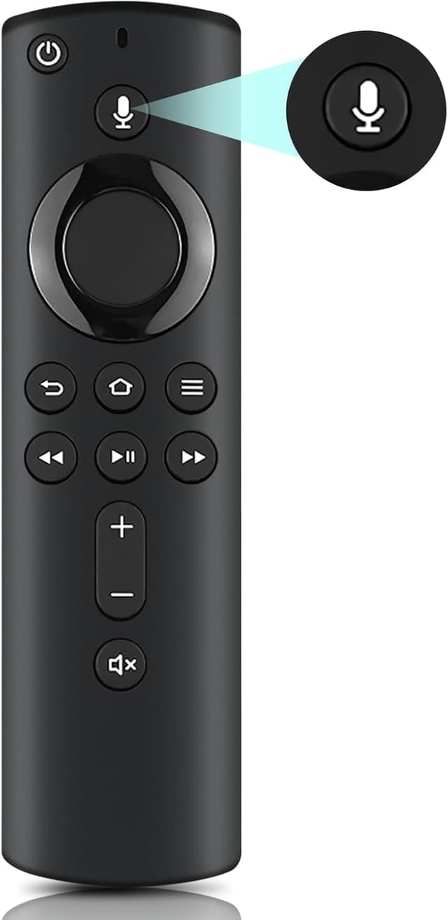ARCELI Ersatz-Sprachfernbedienung für AMZ Smart TV-S-tick (2 und 3 Gen, 4K, 4K Max, Lite, HD), Smart TV Cube(2nd und 3rd Gen)