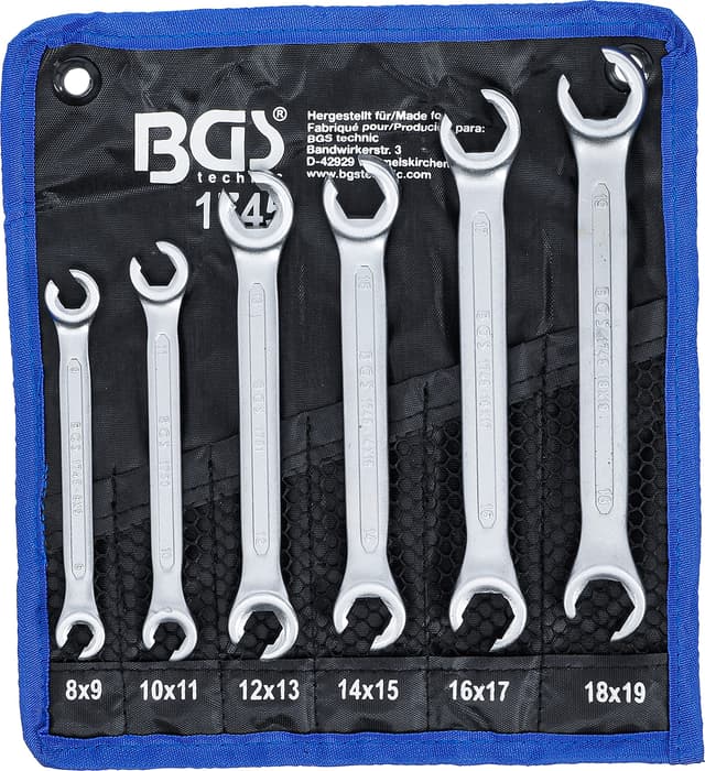 🔧 BGS 1745 | Offener Doppel-Ringschlüssel-Satz | 6-tlg. | Angebot 🔧