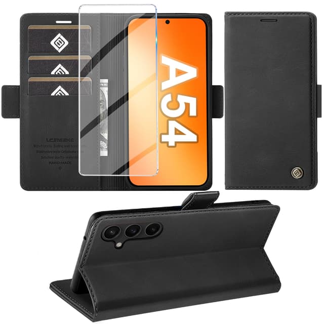 Premium Leder Handyhülle für Samsung Galaxy A54 5G 📱🔥