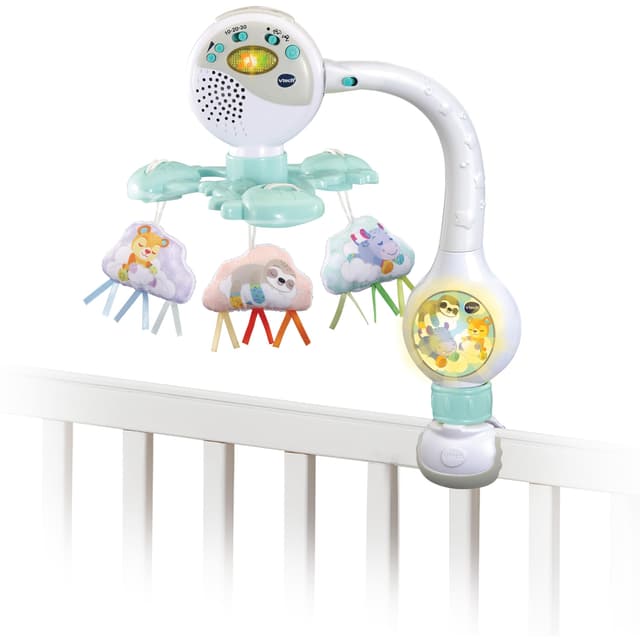 🌈VTech Wolken-Mobile🌙 - Süßes Mobile mit Nachtlicht und Sensor - Für Kinder von 0-2 Jahren