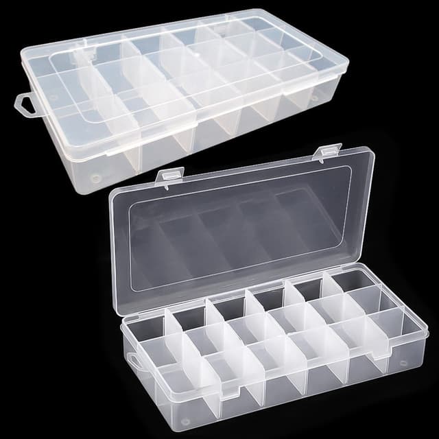 🌟 Sortierboxen für Kleinteile Organizer 2 Stück 🌟