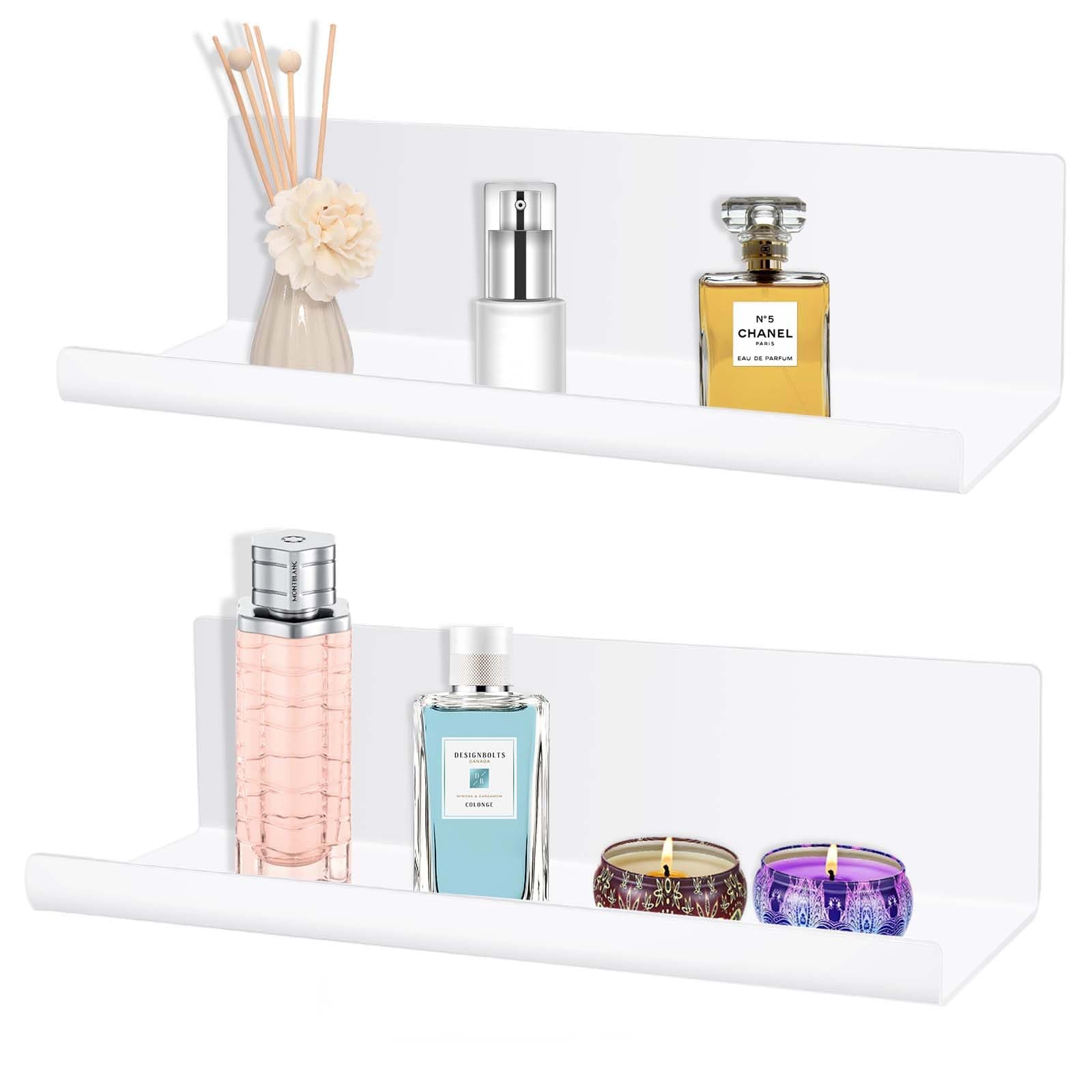 Collazoey 2pcs Wandregal Ohne Bohren,Regal Wand Acryl - Platzsparend und Dekorativ! 🌟