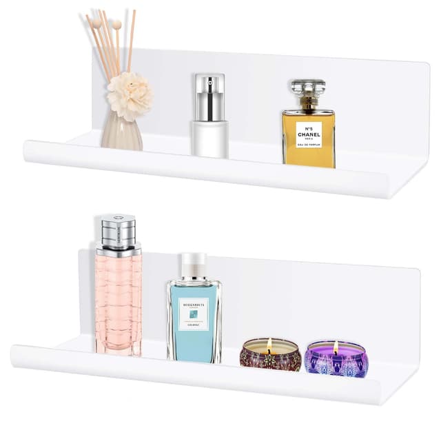 Collazoey 2pcs Wandregal Ohne Bohren,Regal Wand Acryl - Platzsparend und Dekorativ! 🌟