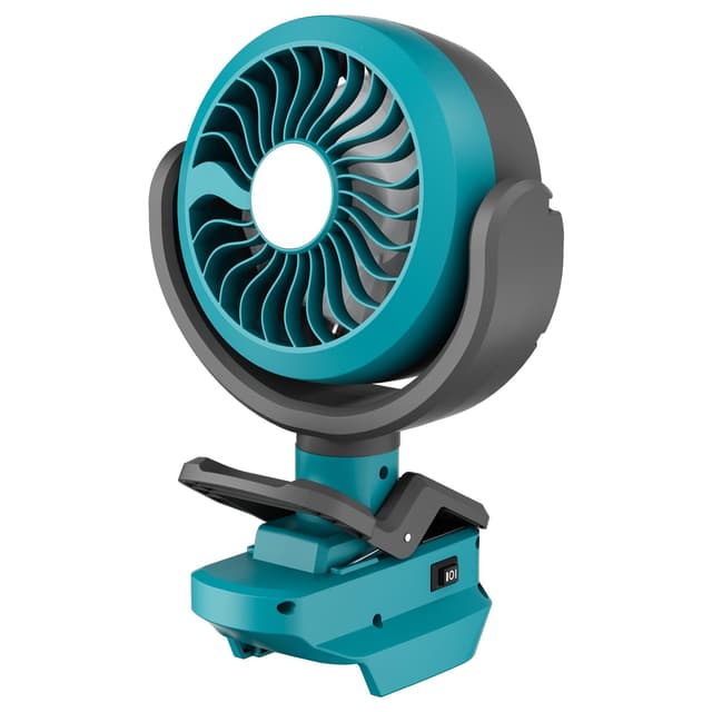 🌀 Akku Ventilator für Makita 18V Akku - Tragbarer Clip-On-Ventilator