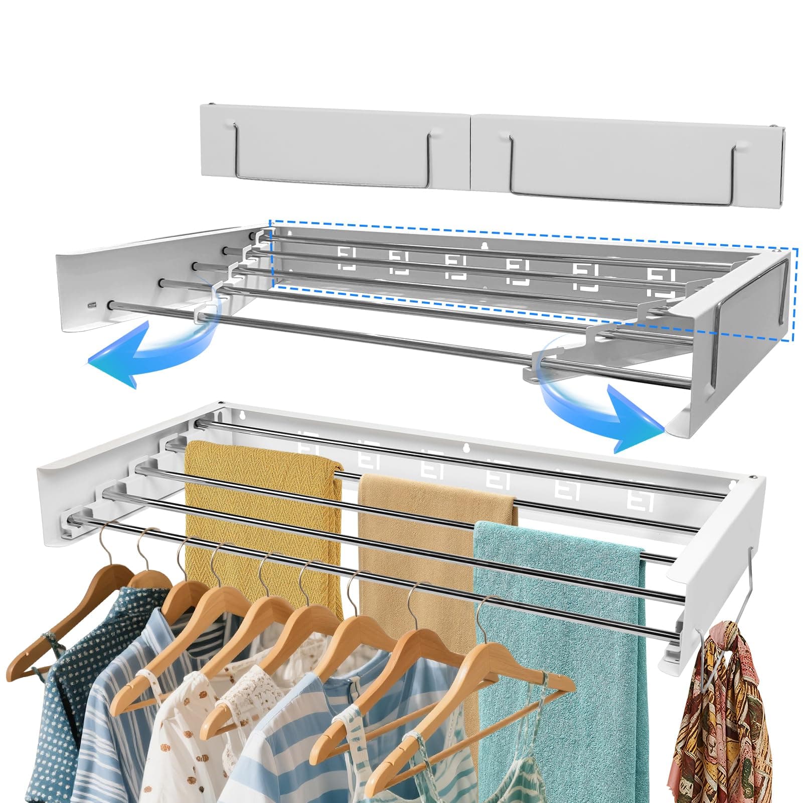 EOJDDPA Wandwäschetrockner Ausziehbar 🌞 - Deal des Tages!