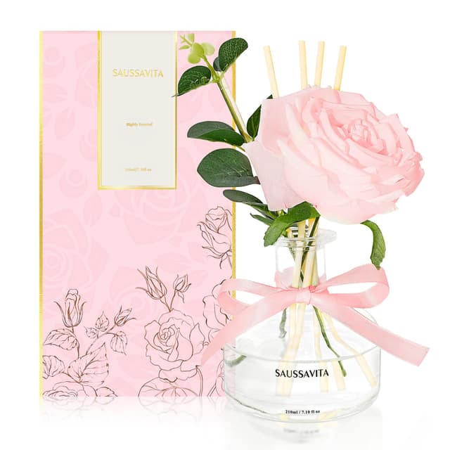 🌹 Saussavita Blume Raumduft Diffuser 120 Tage Rose Duft 🌹