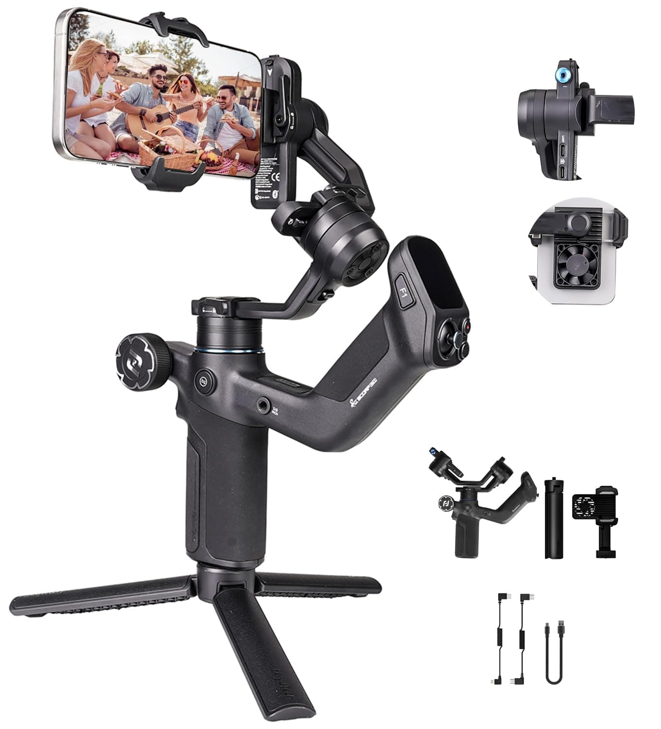 📸 FeiyuTech Scorp MINI 3 Gimbal-Stabilisator für iPhone 📱