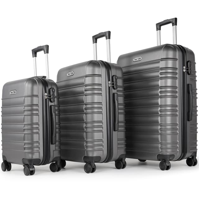 🧳 MoFut Koffer Set 3-Teilig Hartschale | Leicht ABS-Reisekoffer Set mit 360°-Spinner-Rollen 🌍
