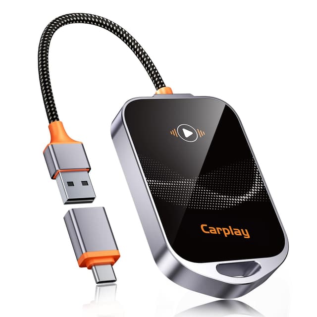 🚗 GlasFlength Carplay Wireless Adapter für iPhone - Plug-and-Play Kompatibilität! 📱