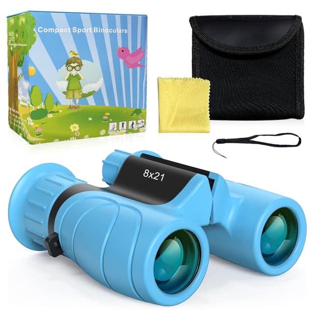 👦🔎 mizikuu Kinder Fernglas 8X21 HD Wasserdicht für Outdoor-Spiele