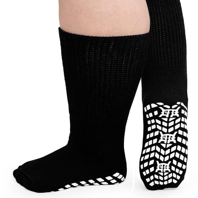 ZFSOCK Diabetiker Socken Herren Damen: ABS Stoppersocken Griffen Diabetikersocken Ohne Gummibund 🧦🩺
