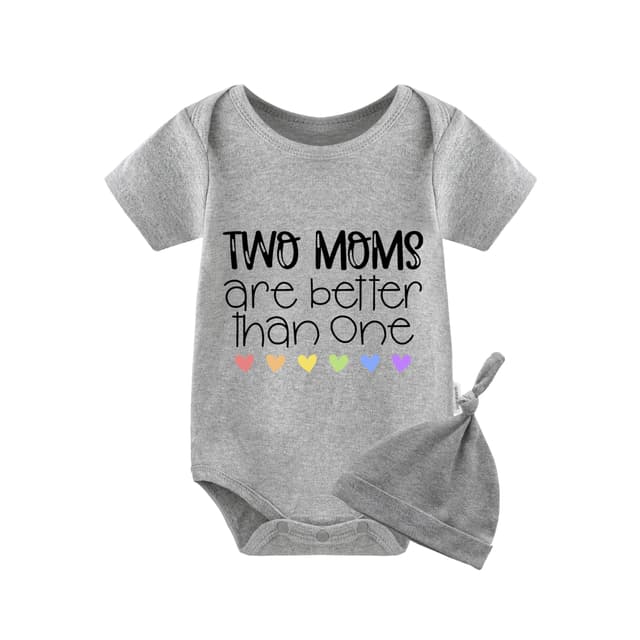 👶👶 QIANWANYI Baby Zwillinges Baby Bodys - Two Moms Are Better Than One 🌟