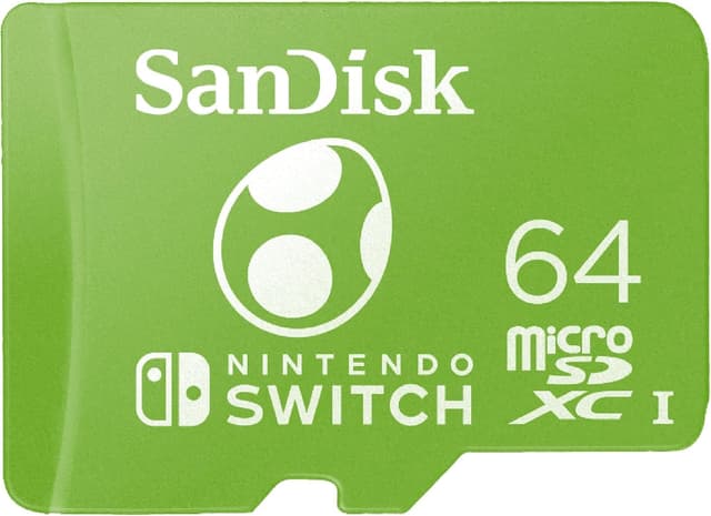 🎮 SanDisk microSDXC UHS-I Speicherkarte für Nintendo Switch Yoshi Edition 64 GB Twin-Pack