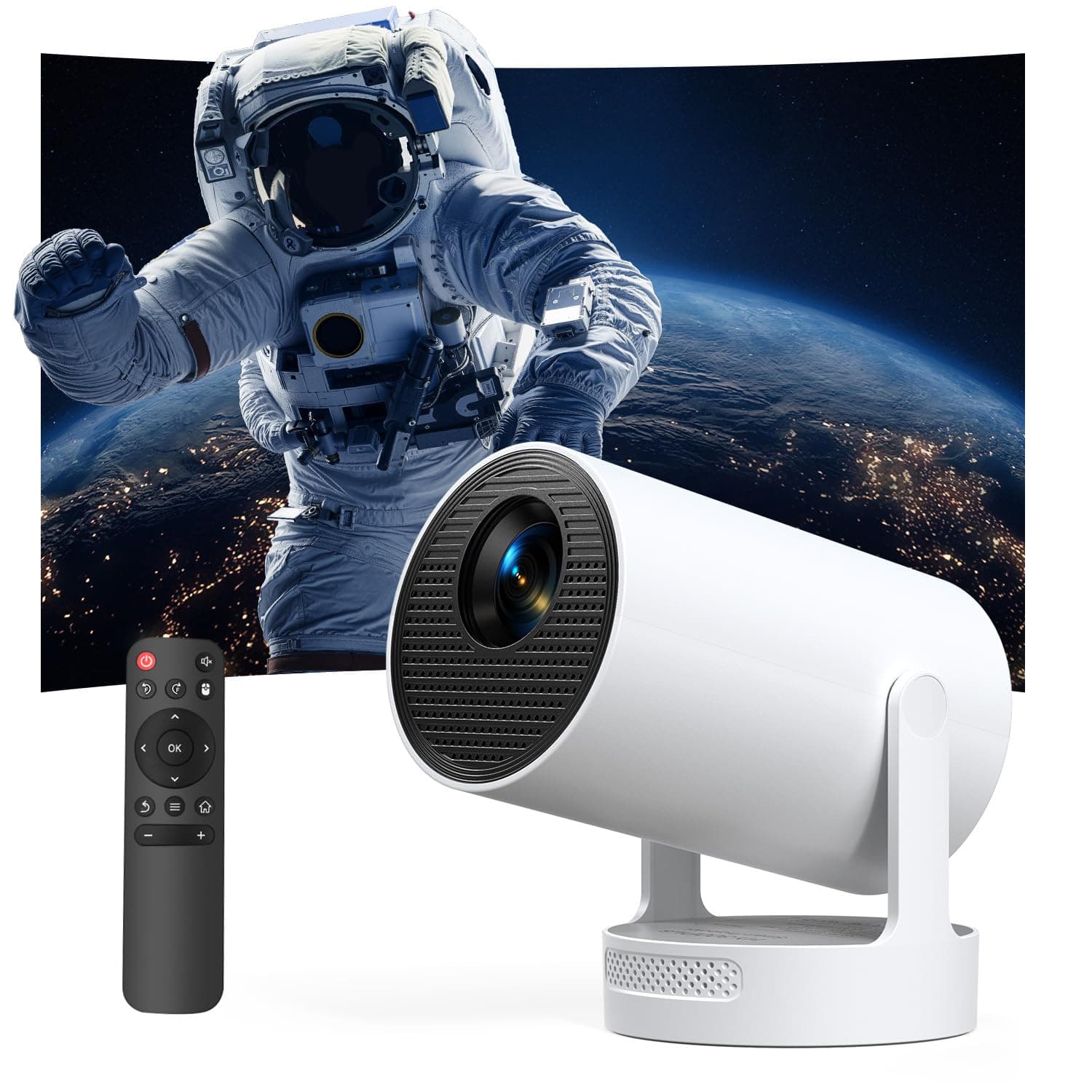 🌟 Mini Beamer mit FHD 4K Unterstützung für Heimkino 🎬