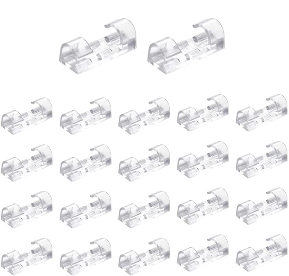 SACONELL 40 Stück Kabel Clips Selbstklebend Klebestreifen Kabel-Management 🌟