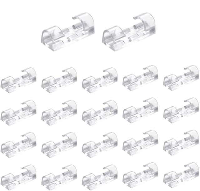SACONELL 40 Stück Kabel Clips Selbstklebend Klebestreifen Kabel-Management 🌟