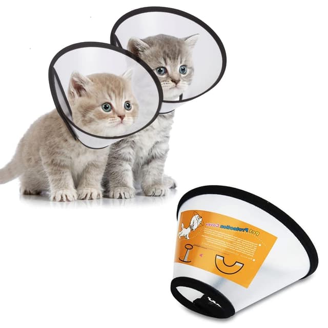 🐱🐶 Halskrause Katze 2 Stück | Hund Haustiere Schutzhalsband 🛡️
