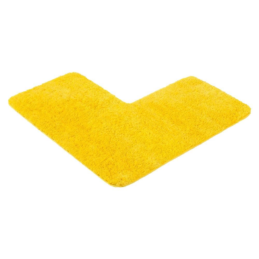 PANA® Duschvorleger mit Eckausschnitt (50x100x100 cm) 🚿🟡