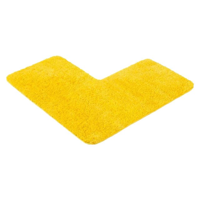 PANA® Duschvorleger mit Eckausschnitt (50x100x100 cm) 🚿🟡