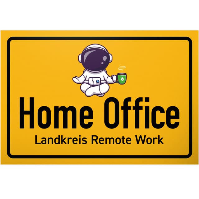 🎁 Lustiges Spruchschild - DankeDir! Home Office - Geburtstagsgeschenk 🎉