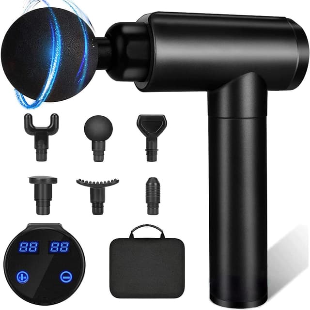 🔥 Angebot: Massagepistole für Nacken Schulter Rücken, Massage Gun für Sportler 🏋️‍♂️