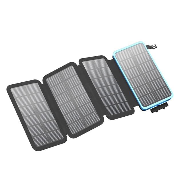 🌞🔋 FEELLE Solar Powerbank 25000mAh - Lade deine Geräte mit Sonnenenergie! 🔋🌞