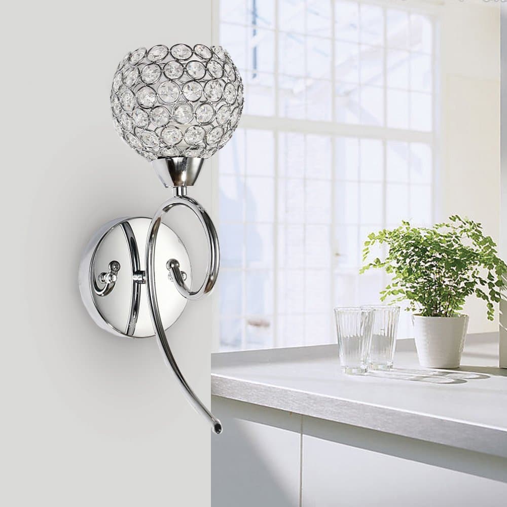 ELINKUME Moderne Kristall Wandleuchte für Zuhause 🌟