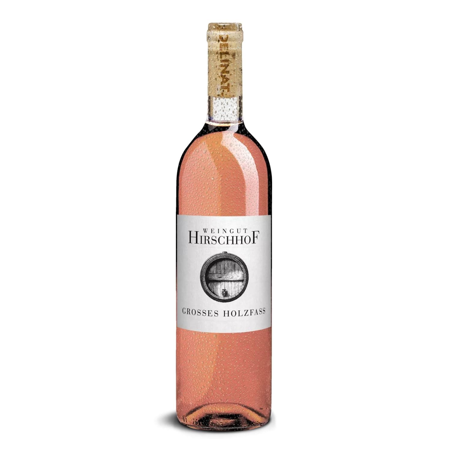 DELINAT – Weingut Hirschhof «Grosses Holzfass» Rosé 2023 – Deutscher Roséwein trocken – Bio-Wein