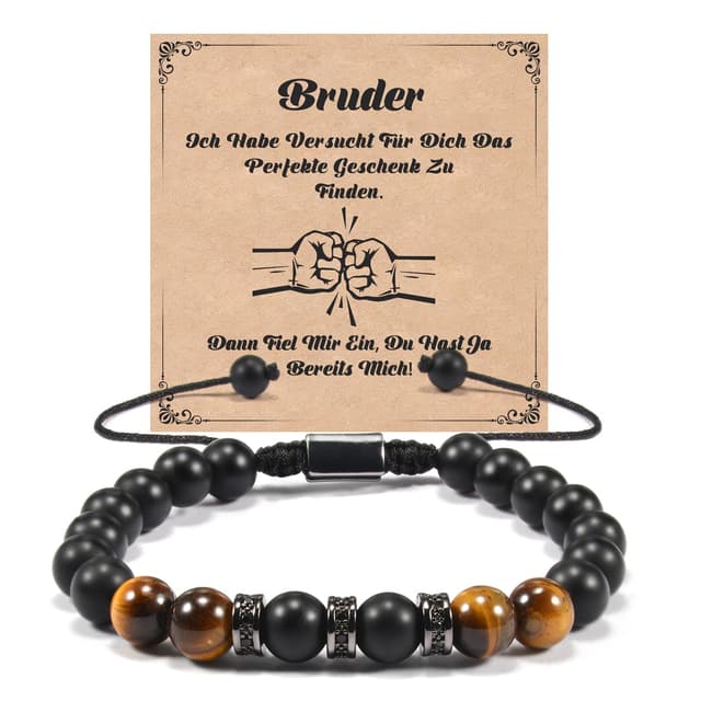 CheersLife Personalisierte Geschenke für Männer - Bruder Geschenk von Schwester 🎁