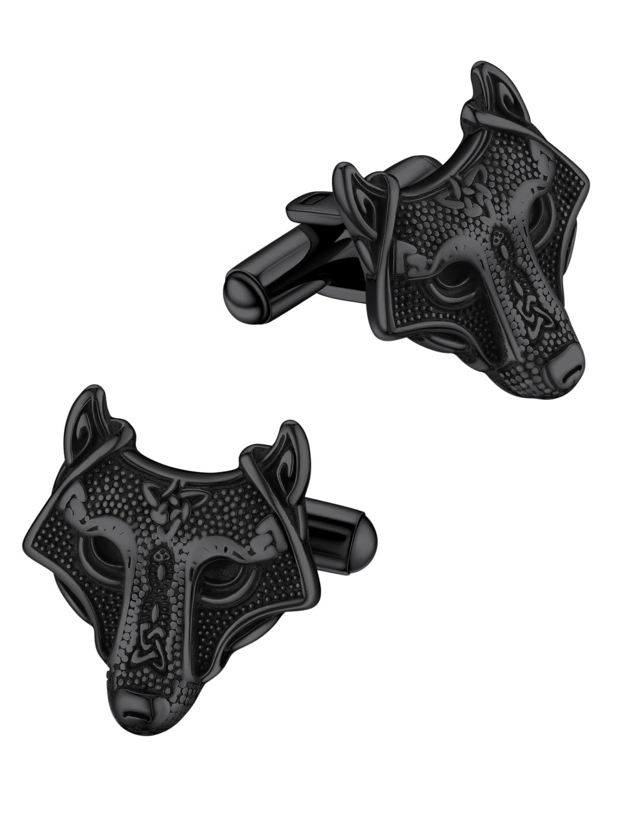 FaithHeart Manschettenknopf für Herren, Wikinger Stil Vegvisir Manschetten Knöpfer 🐺