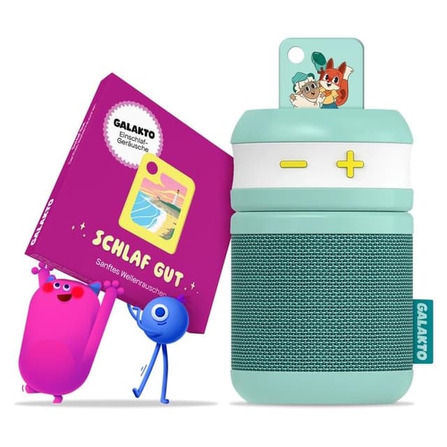 🎵📱 Galakto Kinder Musik- und Hörspielplayer Bundle - Schlaf gut 🌙