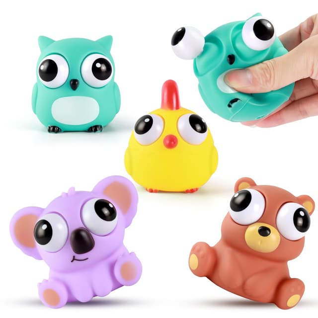 🐦🐤🐨🐻 Tiere Stress Spielzeug Set | Anti Stress Spielzeug für Kinder und Erwachsene