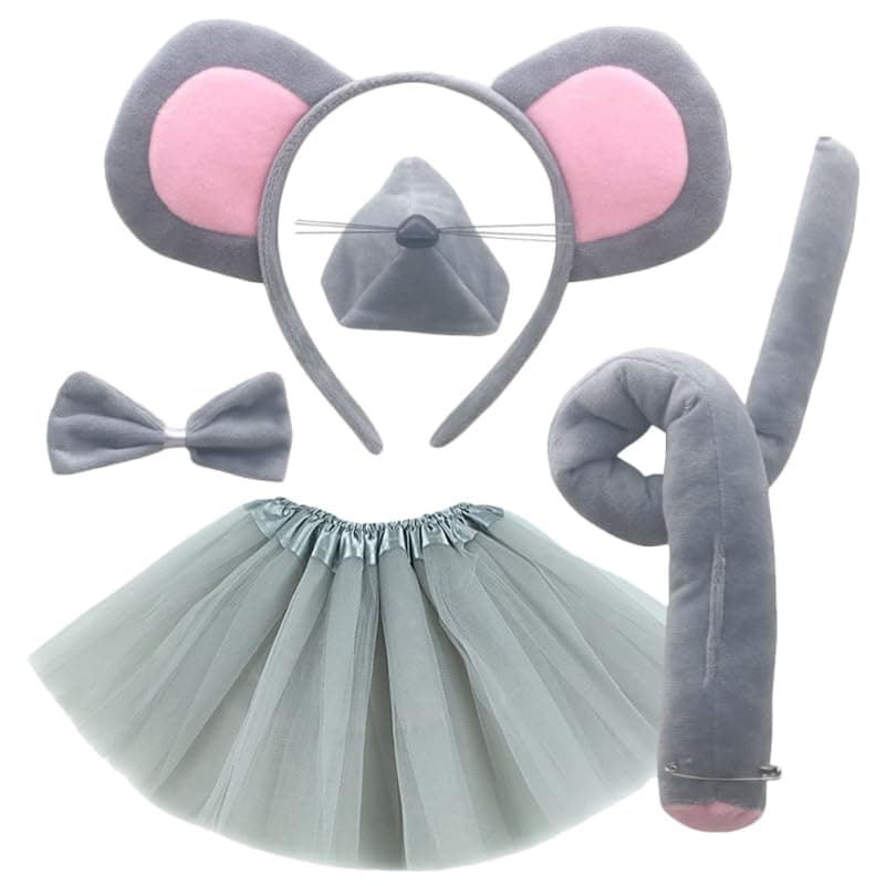 SAFIGLE 4-Teilig KostüM Set FüR Kinder 🐭🎉