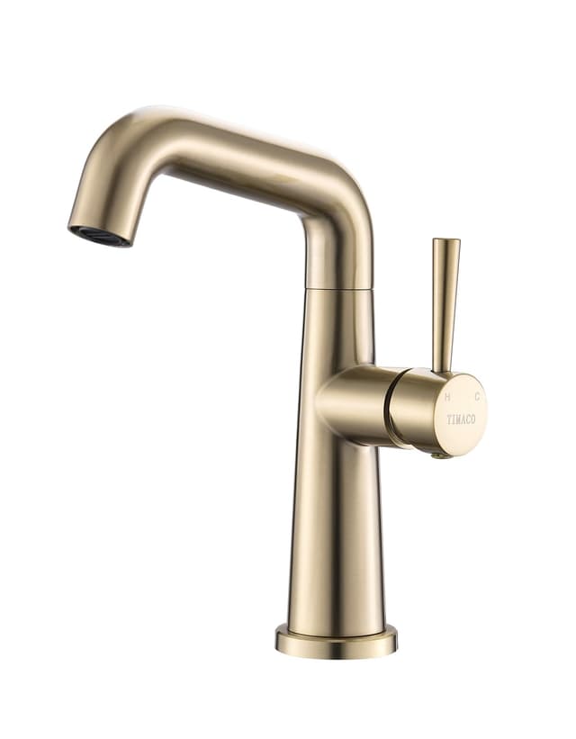 TIMACO Wasserhahn Bad Gold Waschtischarmatur Einhebel-Mischbatterie 🚿
