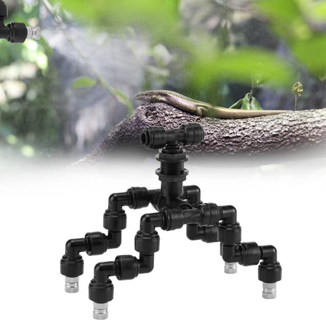 🦎🌿 Lpraer Reptilien Terrariendüse 360° Verstellbarer Nebelsprinkler 🌿🦎