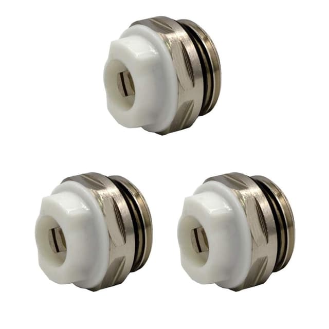 🔥 Angebot: Heizkörper Entlüftungsventil 1/2" aus Messing vernickelt - 3 Stück