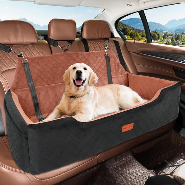 🐕🚗 HEGGCOOE Hunde Autositz für Große Hund unter 100 lbs