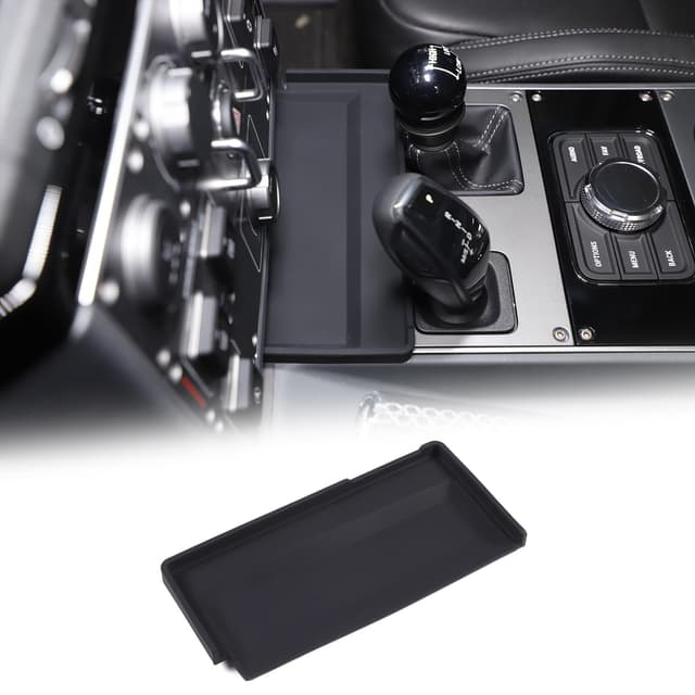 DIYUCAR Auto Mittelkonsole Gear Shift Aufbewahrungsbox Organizer Tablett Silikon Matten Kompatibel mit Ineos Grenadier 2020-2024 Innenzubehör 🚗