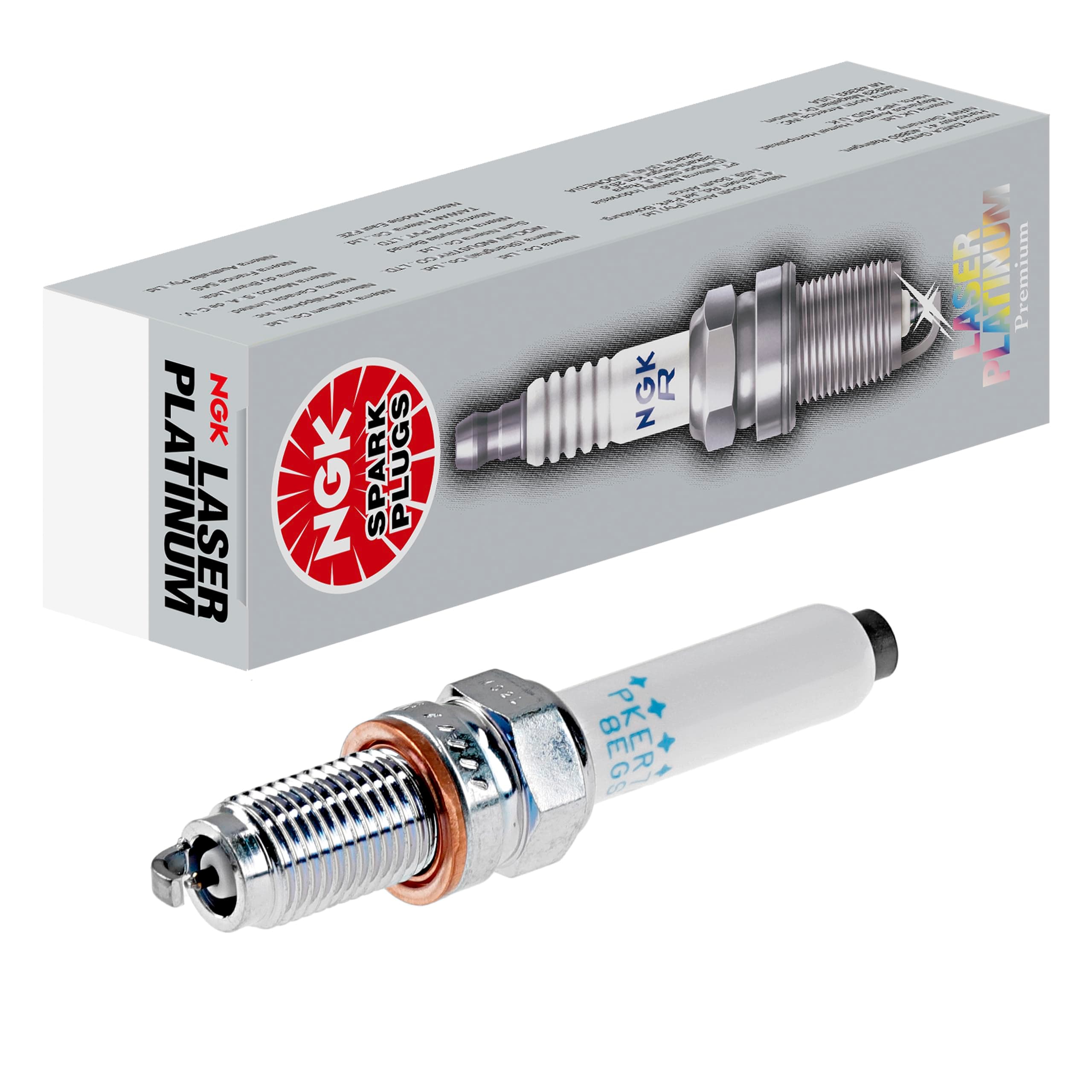 NGK Zündkerze PKER7A8EGS, 95463 | 🚗 Laser Platinum | 1 Stück, Metall