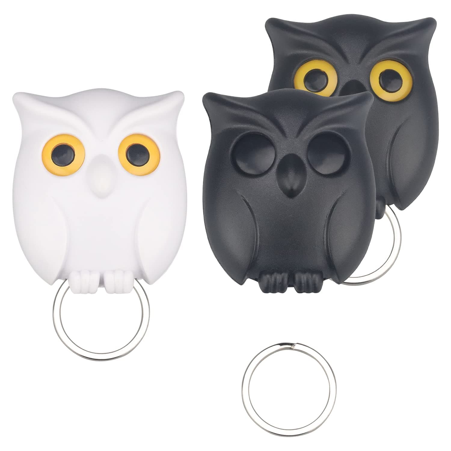 🔑🦉 NTGRTY Schlüsselhalter für Wand - 2 stk Magnetischer Schlüsselhalter Eule Form