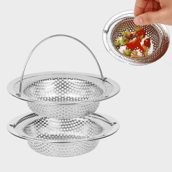 🌊🍽️ 2 Stück Sieb für Spülbecken - Abflusssieb Küchenspüle