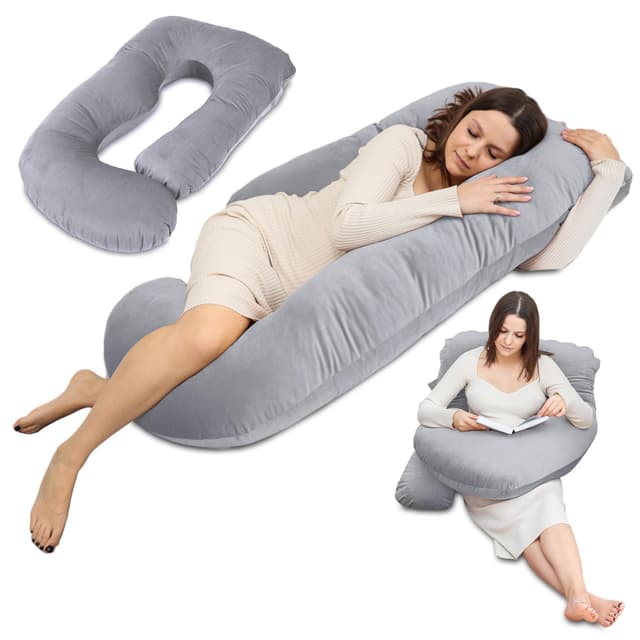 XXL Schwangerschaftskissen für tiefen, entspannten Schlaf 🌿🛏️🤰